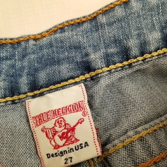{27} True Religion Billy Dark Hallow First Edition Jeans Women's - Picture 13 of 16